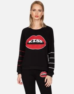 Noleta Kiss Lip 12 Noleta Kiss Lip -Sweater Store lauren moshi kiss lip vintage pullover 1217 MSF 13351 BLK 02