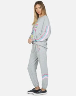 Brynn Rainbow Ray Peace 16 Brynn Rainbow Ray Peace -Sweater Store lauren moshi rainbow ray peace sweatpant 4092 HRP 13673 HEG 06