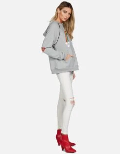 Kylie Rainbow Skull Cloud -Sweater Store lauren moshi rainbow skull cloud pullover raglan hoodie 1375 GSA 13205E92 HEGONX 04