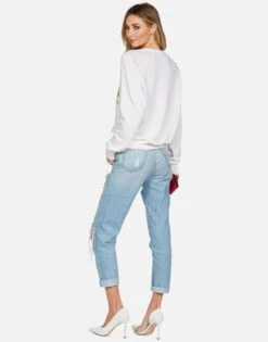 Monica Rainbow Skull Cloud 15 Monica Rainbow Skull Cloud -Sweater Store lauren moshi rainbow skull cloud pullover top 1382 MSF 13206 MLK 04