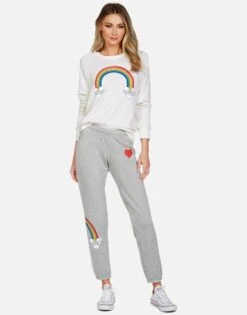 Monica Rainbow Skull Cloud 16 Monica Rainbow Skull Cloud -Sweater Store lauren moshi rainbow skull cloud pullover top 1382 MSF 13206 MLK 05