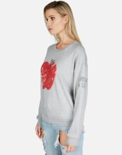 Babbs Skull Apple -Sweater Store lauren moshi skull apple ls boyfriend pullover 1263 HRP 13097 HEG 02