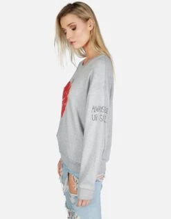 Babbs Skull Apple -Sweater Store lauren moshi skull apple ls boyfriend pullover 1263 HRP 13097 HEG 05