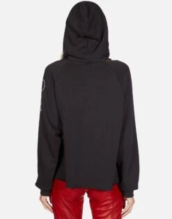 Autumn Happy Skull Flower -Sweater Store lauren moshi skull flower pullover hoodie 1347 FTL 13142 ONYX 05