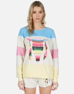 Erica Striped Bull 19 Erica Striped Bull -Sweater Store lauren moshi stripe bull color block pullover 1361 FTL 13057 ILSSBCP 01