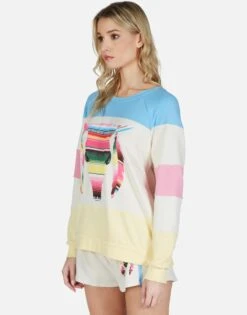 Erica Striped Bull 20 Erica Striped Bull -Sweater Store lauren moshi stripe bull color block pullover 1361 FTL 13057 ILSSBCP 02