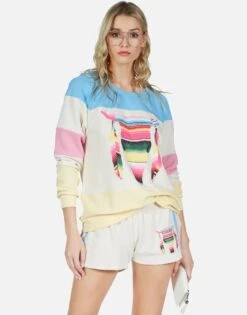 Erica Striped Bull 16 Erica Striped Bull -Sweater Store lauren moshi stripe bull color block pullover 1361 FTL 13057 ILSSBCP 09
