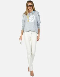 Melanie Woodstock Peace -Sweater Store lauren moshi woodstock music peace hoodie 1334 NVG 13468 HGSKT 02