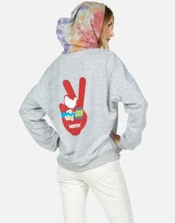 Melanie Woodstock Peace -Sweater Store lauren moshi woodstock music peace hoodie 1334 NVG 13468 HGSKT 07