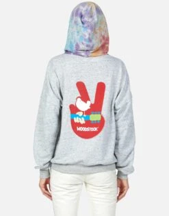 Melanie Woodstock Peace -Sweater Store lauren moshi woodstock music peace hoodie 1334 NVG 13468 HGSKT 08
