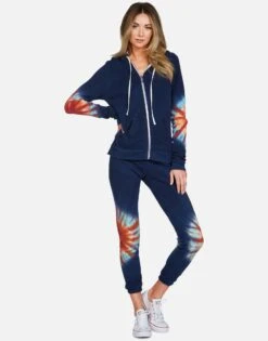 Lennox Yellow Lightning -Sweater Store lauren moshi yellow lightning zip up hoodie tie dye sunburst 1287 CSA 23147 SNBST 10