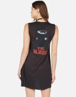 Deanna T-Rex The Slider -Sweater Store t rex the slider sleeveless mini dress lauren moshi 3047 RSN 12815 ONYX 03